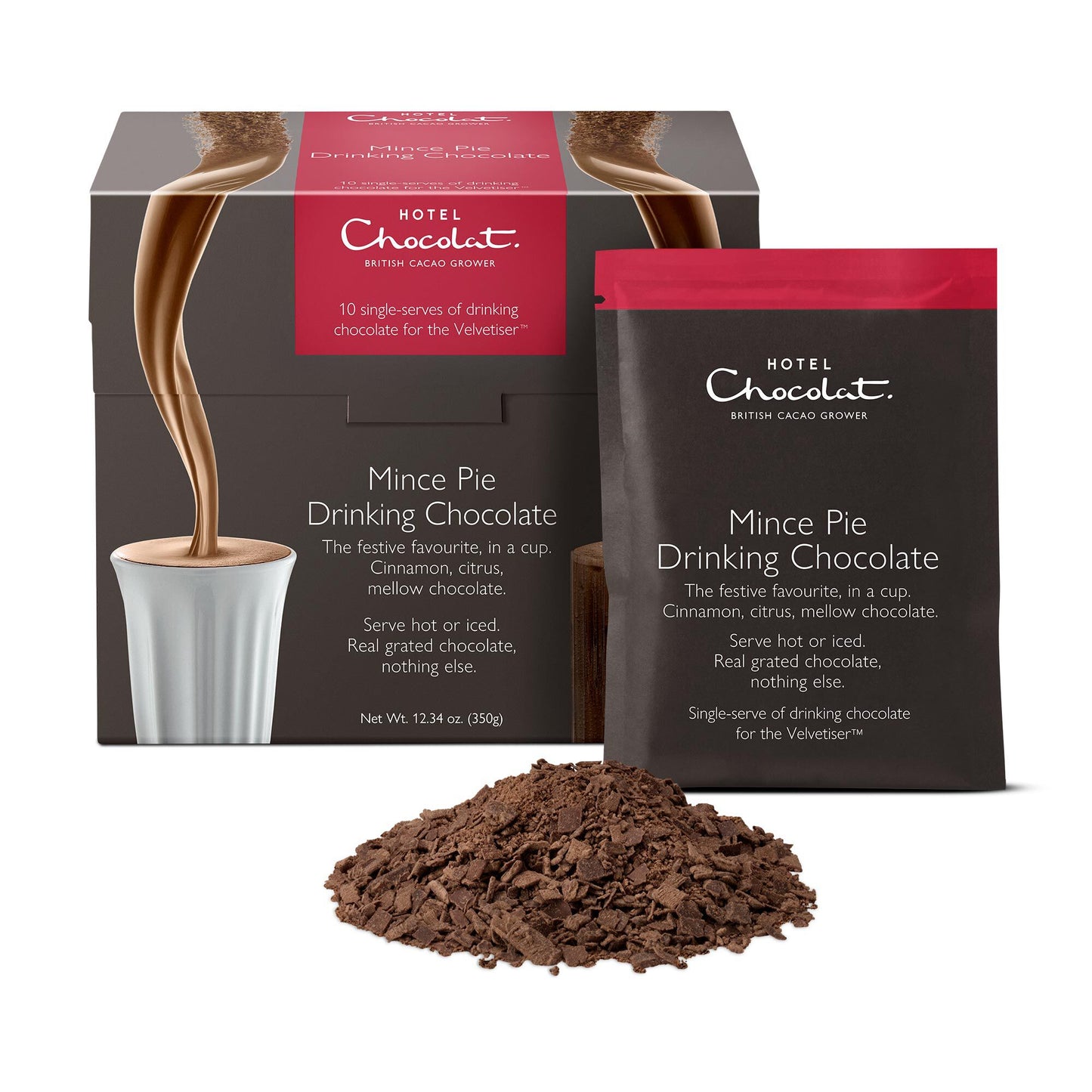 Mince Pie Hot Chocolate Flakes