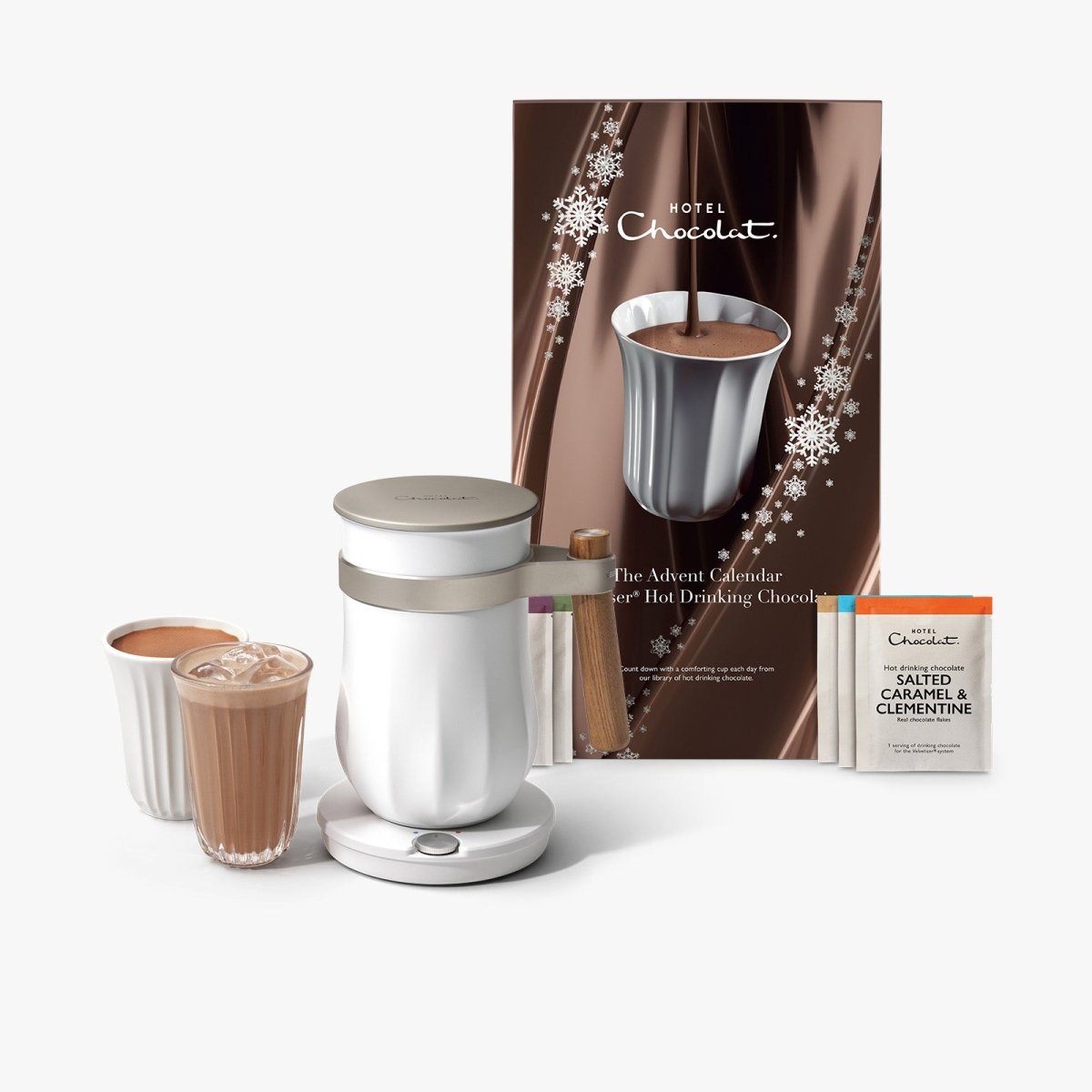 All - New Velvetiser Starter Kit - Chalk - Hotel Chocolat - Advent Calendar - Hotel Chocolat - Hot Chocolate Maker