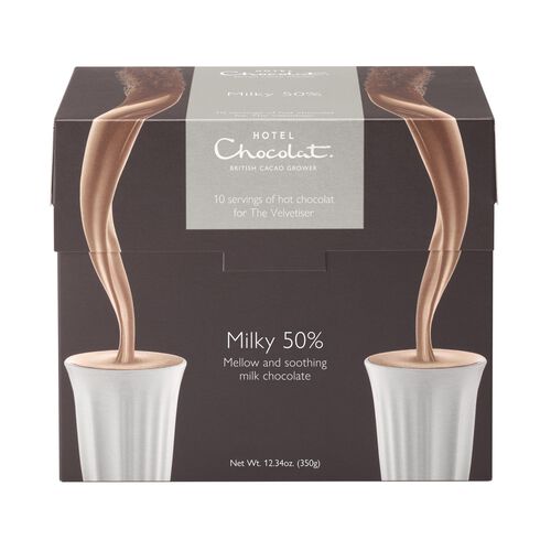 Milky 50% Hot Chocolate Flakes - Velvetiser - by Hotel Chocolat