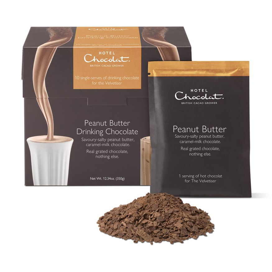 Peanut Butter Hot Chocolate Flakes - Velvetiser - by Hotel Chocolat