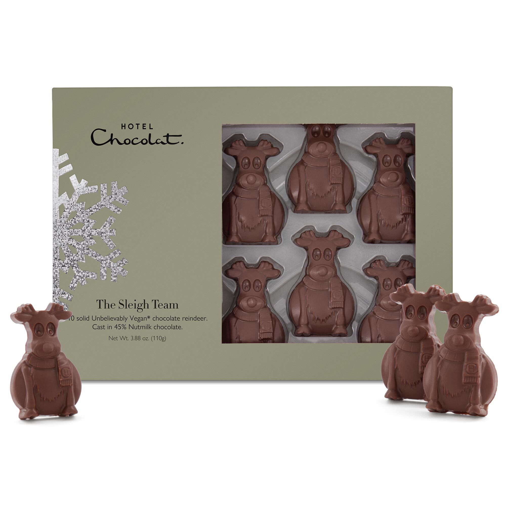 Unbelievably Vegan* Chocolate Reindeer | Sleigh Team