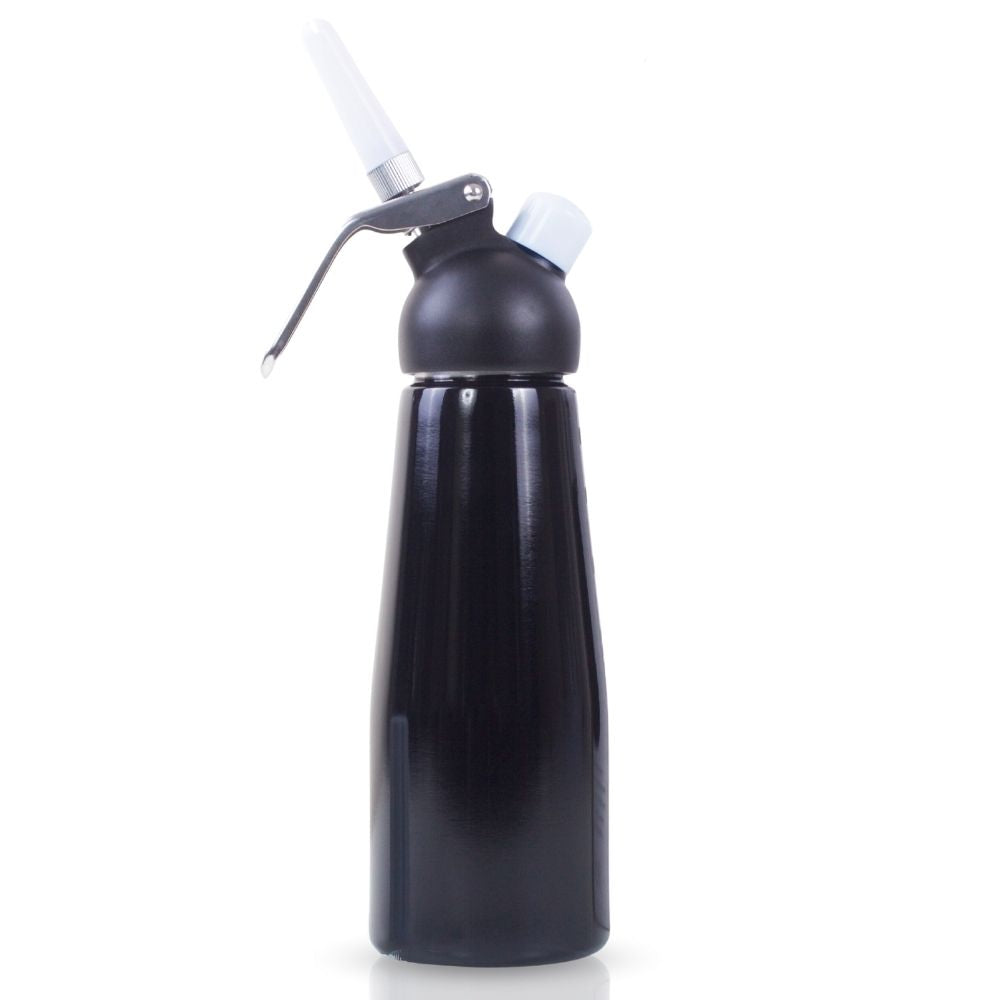 ICO Black Aluminum Whipped Cream Maker Dispenser (1 Pint/0.5L)