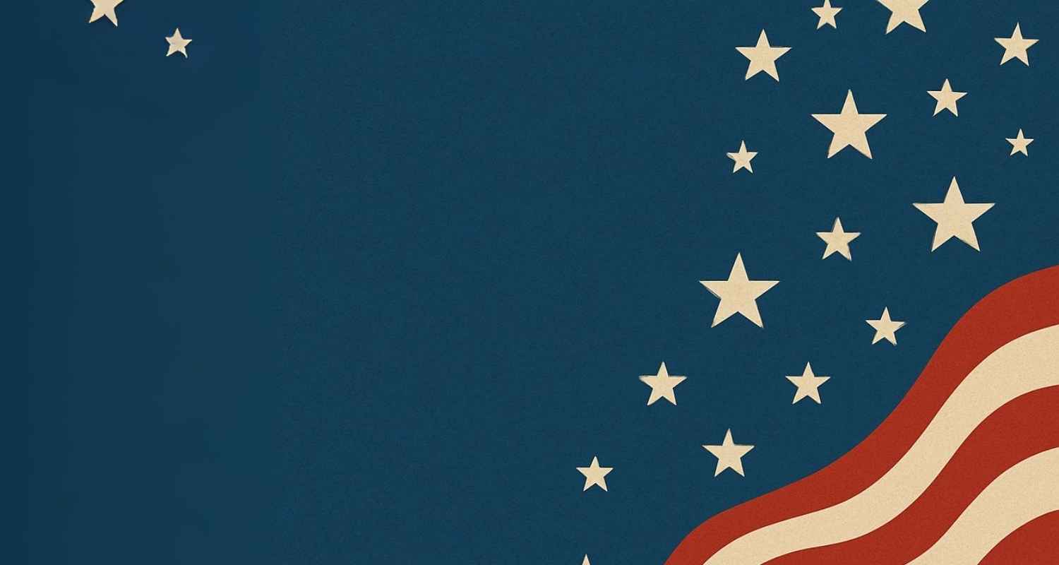 Hotel Chocolat 4th July Savings Event Decorative Stars & Stripes Banner