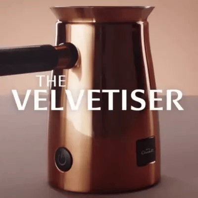 Video showing chocolate melting into milk in the Velvetiser Hot Chocolate Maker | Hotel Chocolat