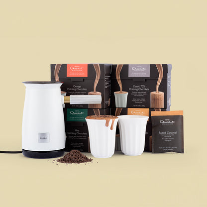 Velvetiser Starter Kit - Velvetiser - White - Lattes Mochas - by Hotel Chocolat