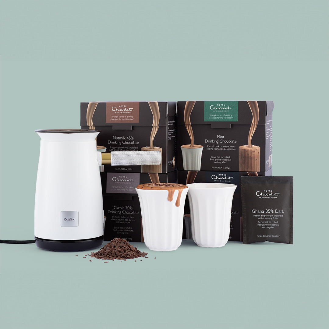 Velvetiser Starter Kit - Velvetiser - Platinum - Lattes Mochas - by Hotel Chocolat