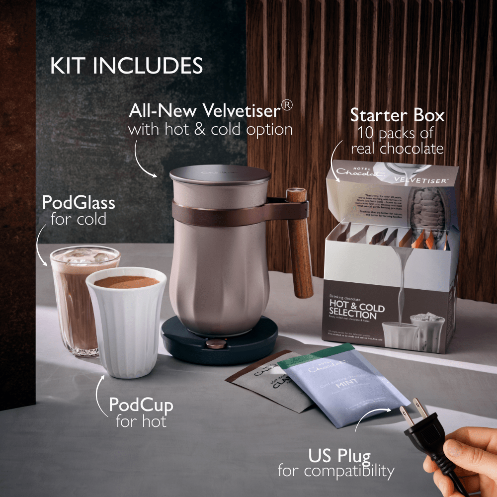 The Velvetiser - Pewter | Hotel Chocolat USA The Velvetiser - Pewter | Hotel Chocolat USA