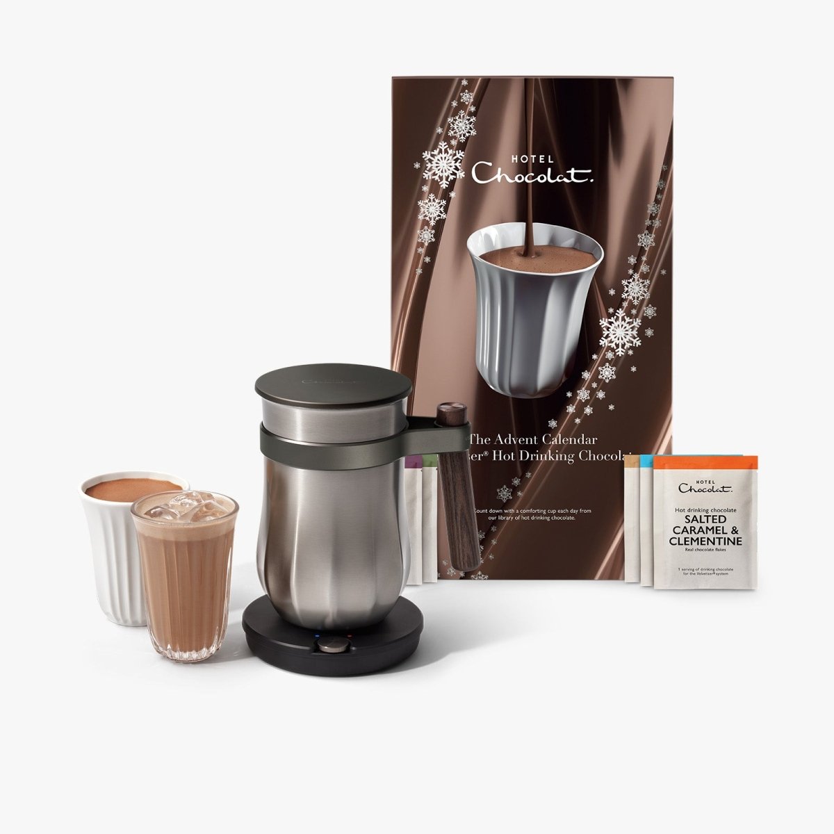All - New Velvetiser Starter Kit - Pewter - Hotel Chocolat - Advent Calendar - Hotel Chocolat - Hot Chocolate Maker