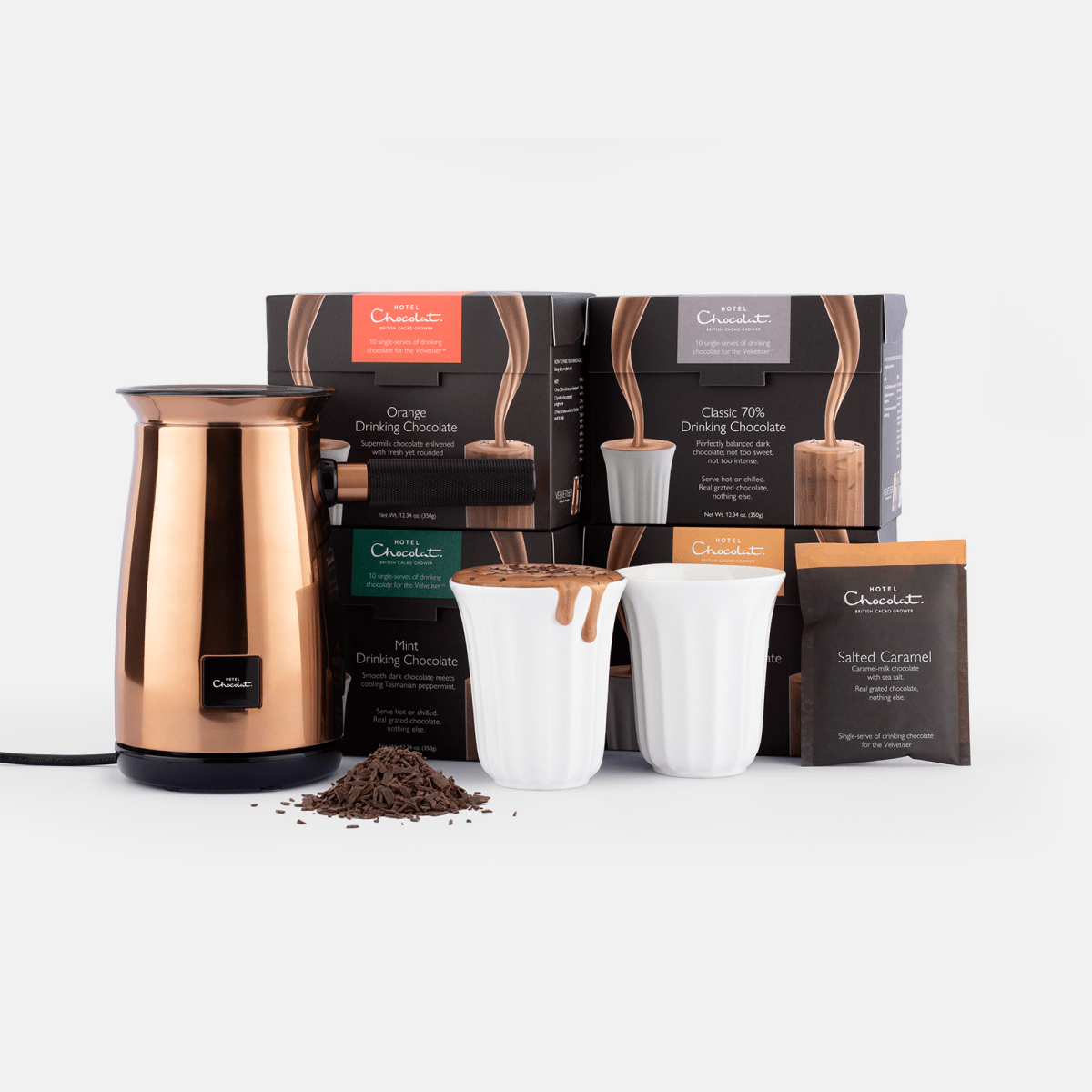 Classic Velvetiser Starter Kit - Hotel Chocolat - Copper - Hotel Chocolat - Bundle