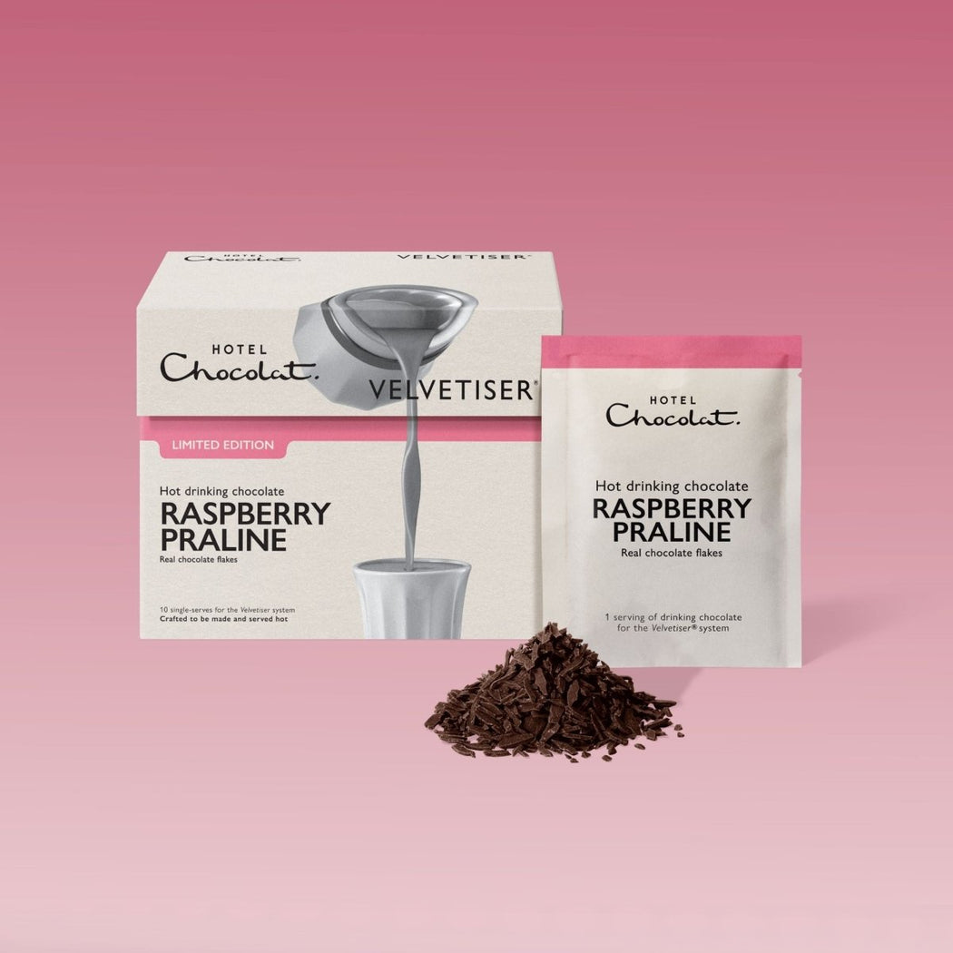 Raspberry Praline Hot Chocolate | Hotel Chocolat USA