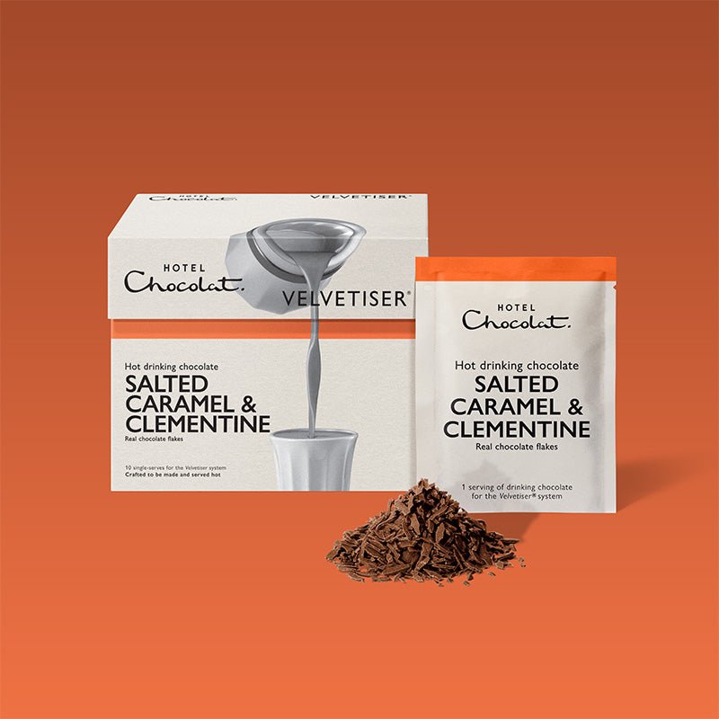 Salted Caramel & Clementine Hot Chocolate - Hotel Chocolat - Hotel Chocolat - New Drinking Chocolate