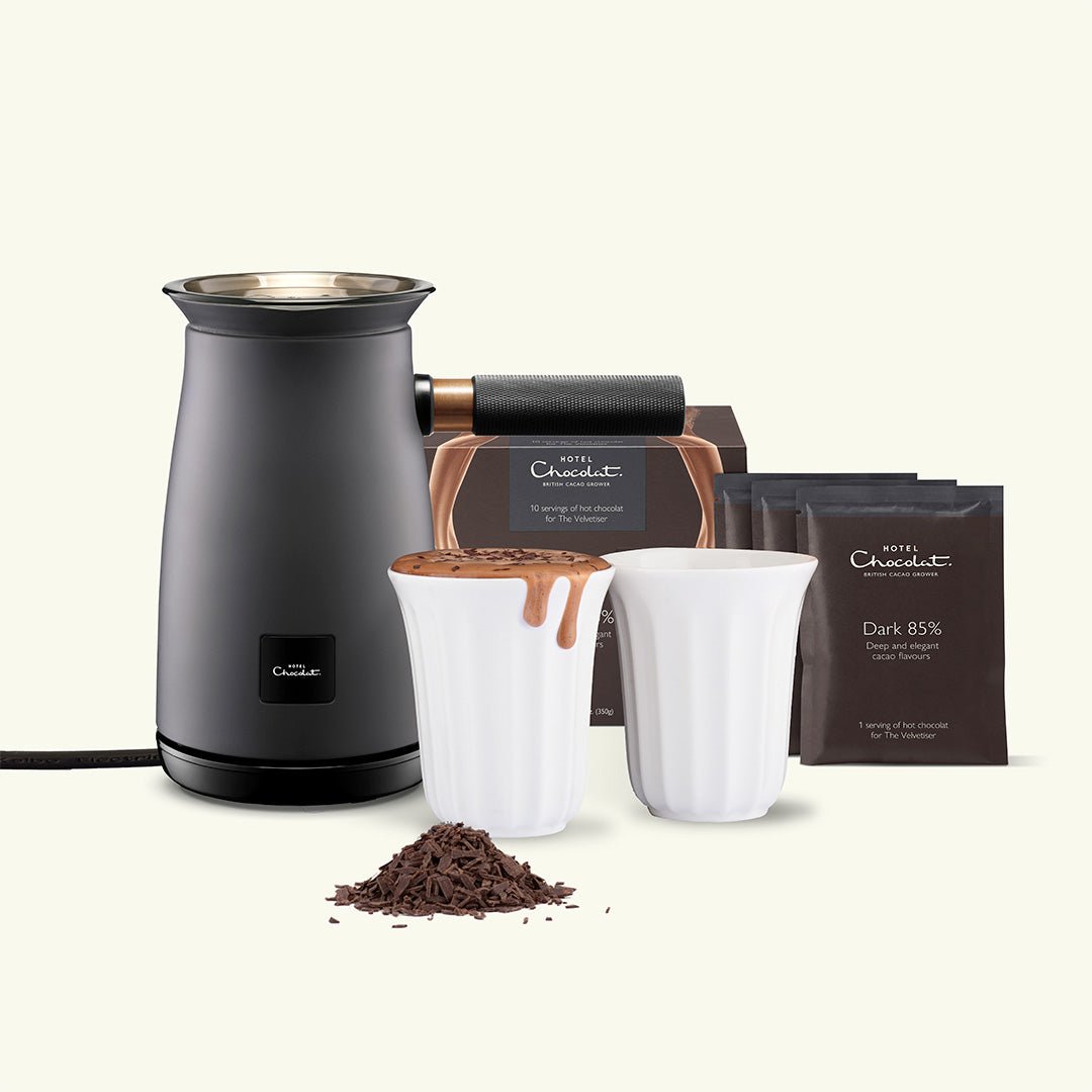 The Velvetiser - Hotel Chocolat - Charcoal - Dark 85% - Hotel Chocolat