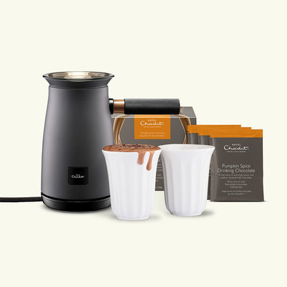 The Velvetiser - Hotel Chocolat - Charcoal - Orange Supermilk - Hotel Chocolat