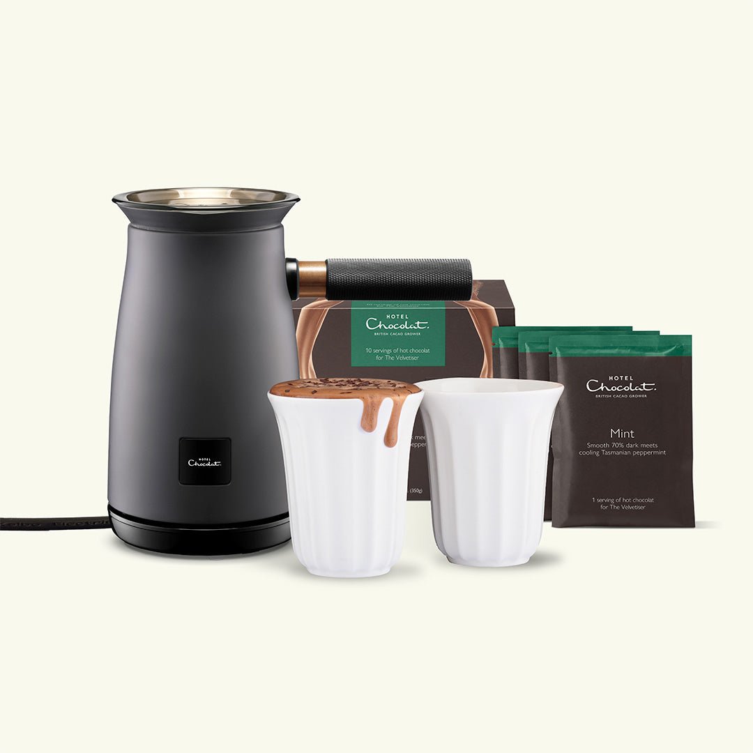 The Velvetiser - Hotel Chocolat - Charcoal - Peppermint Dark - Hotel Chocolat
