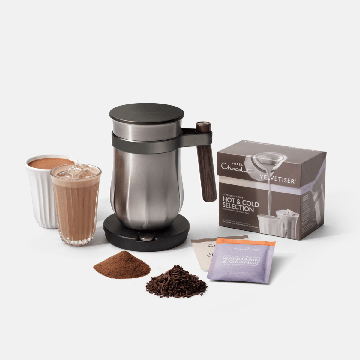 The Velvetiser - Hotel Chocolat - Pewter - Hotel Chocolat - Hot Chocolate Maker
