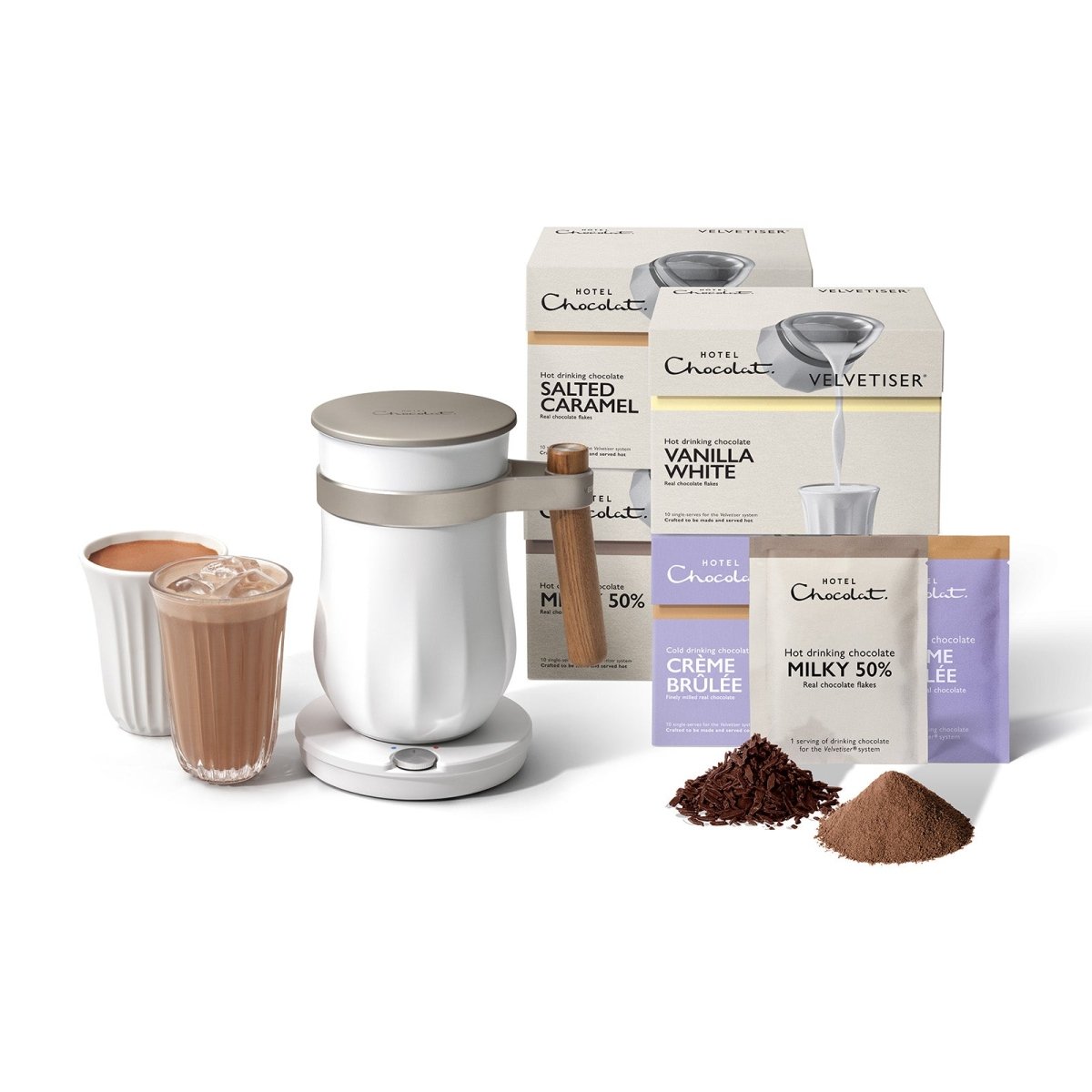 Hotel Chocolat Velvetiser 本体　限定色　白 the-velvetiser-starter-kit-