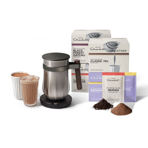 The Velvetiser Starter Kit - Pewter - Hotel Chocolat - Exuberantly Fruity - Hotel Chocolat - Bundle