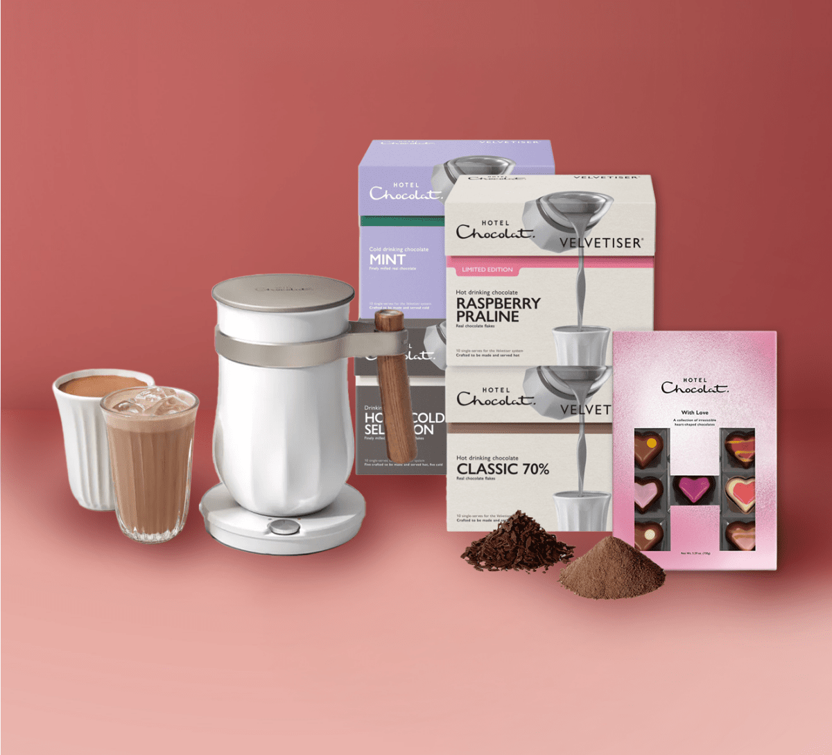 Valentines Day Bundle - Hotel Chocolat - Chalk - Hotel Chocolat - Hot Chocolate Maker