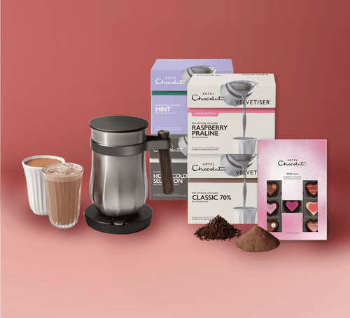 Valentines Day Bundle - Hotel Chocolat - Pewter - Hotel Chocolat - Hot Chocolate Maker