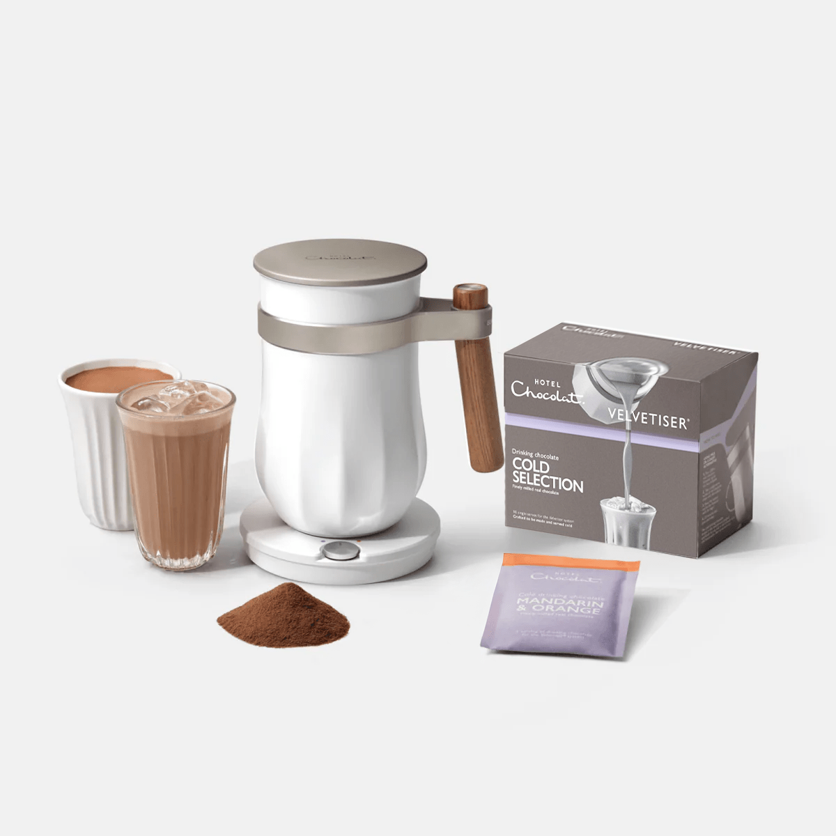 Velvetiser Intro Pack - Hotel Chocolat - Chalk - Hotel Chocolat - Hot Chocolate Maker