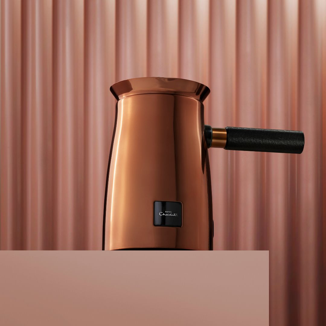 Copper Velvetiser Hot Chocolate Maker - Hot Cocoa Machine - Hotel Chocolat