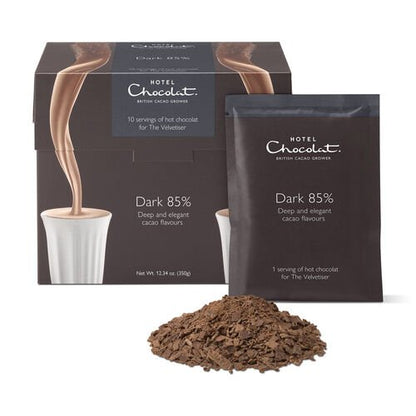 Dark 85% Hot Chocolate Flakes - Velvetiser - by Hotel Chocolat