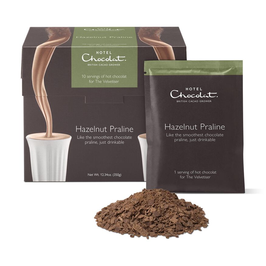 Hazelnut Praline Hot Chocolate Flakes for Velvetiser - Hotel Chocolat - by Hotel Chocolat