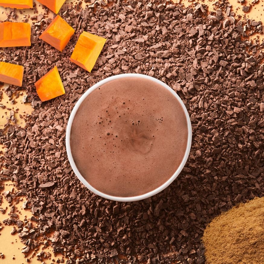 Pumpkin Spice Hot Chocolate Flakes - Velvetiser - by Hotel Chocolat