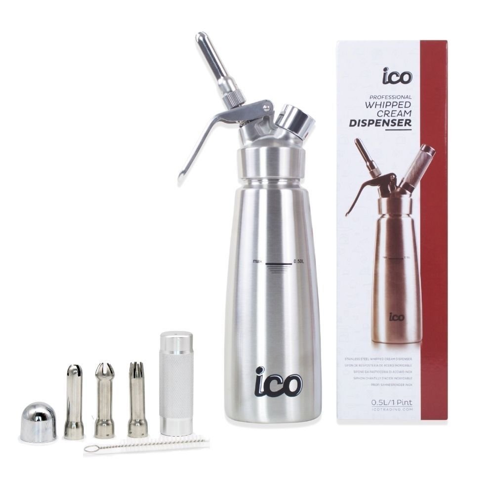 Stainless Steel Whipped Cream Can - Hotel Chocolat - without Chargers - Sold by our friends at Impeccable - O