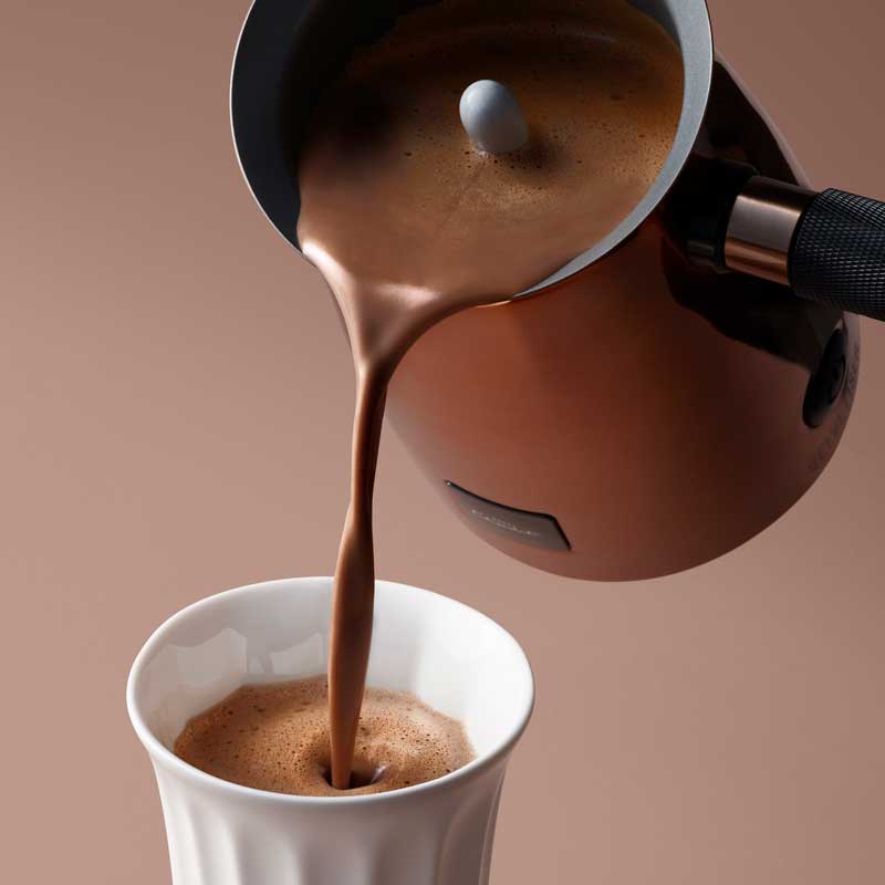 Copper Velvetiser Hot Chocolate Maker - Hot Cocoa Machine - Hotel Chocolat 